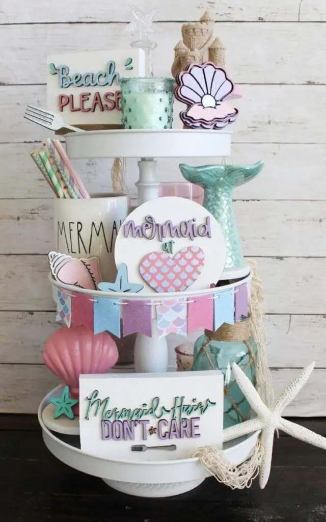 Summer Tiered Tray Ideas To Copy