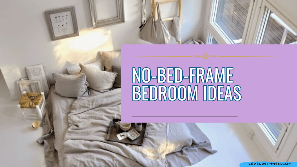 no bed frame bedroom decor ideas